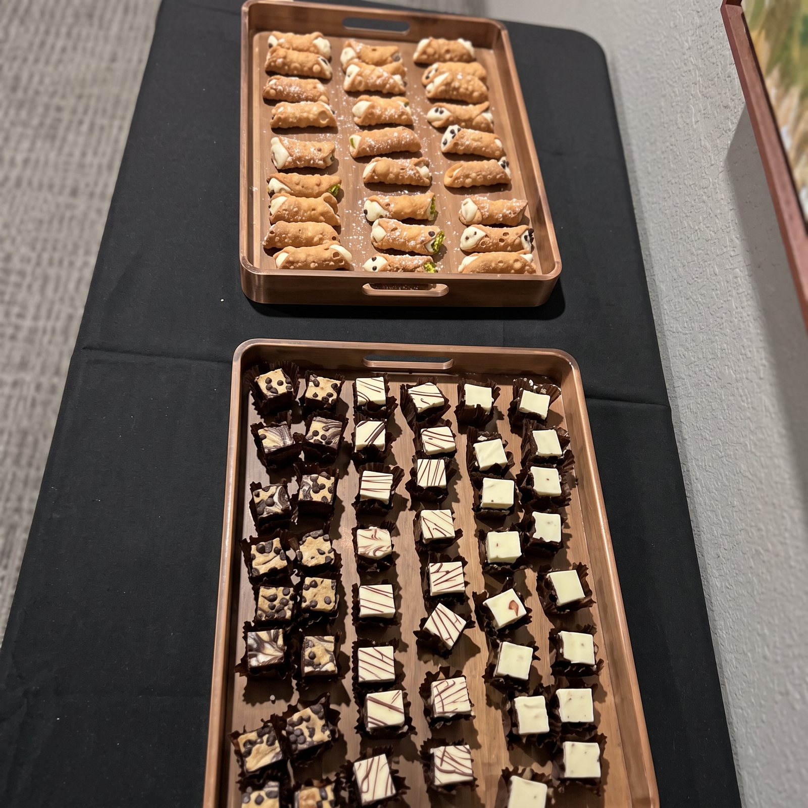 Desserts catering platter from a Kansas City event